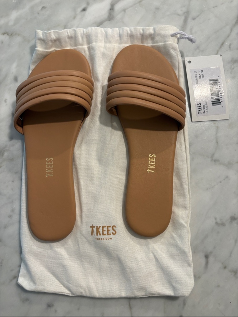 TKEES Serena Sandals - Nude Beach